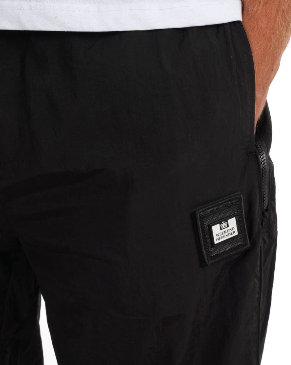 Weekend Offender Keller Parachute Pants Black - Image 2
