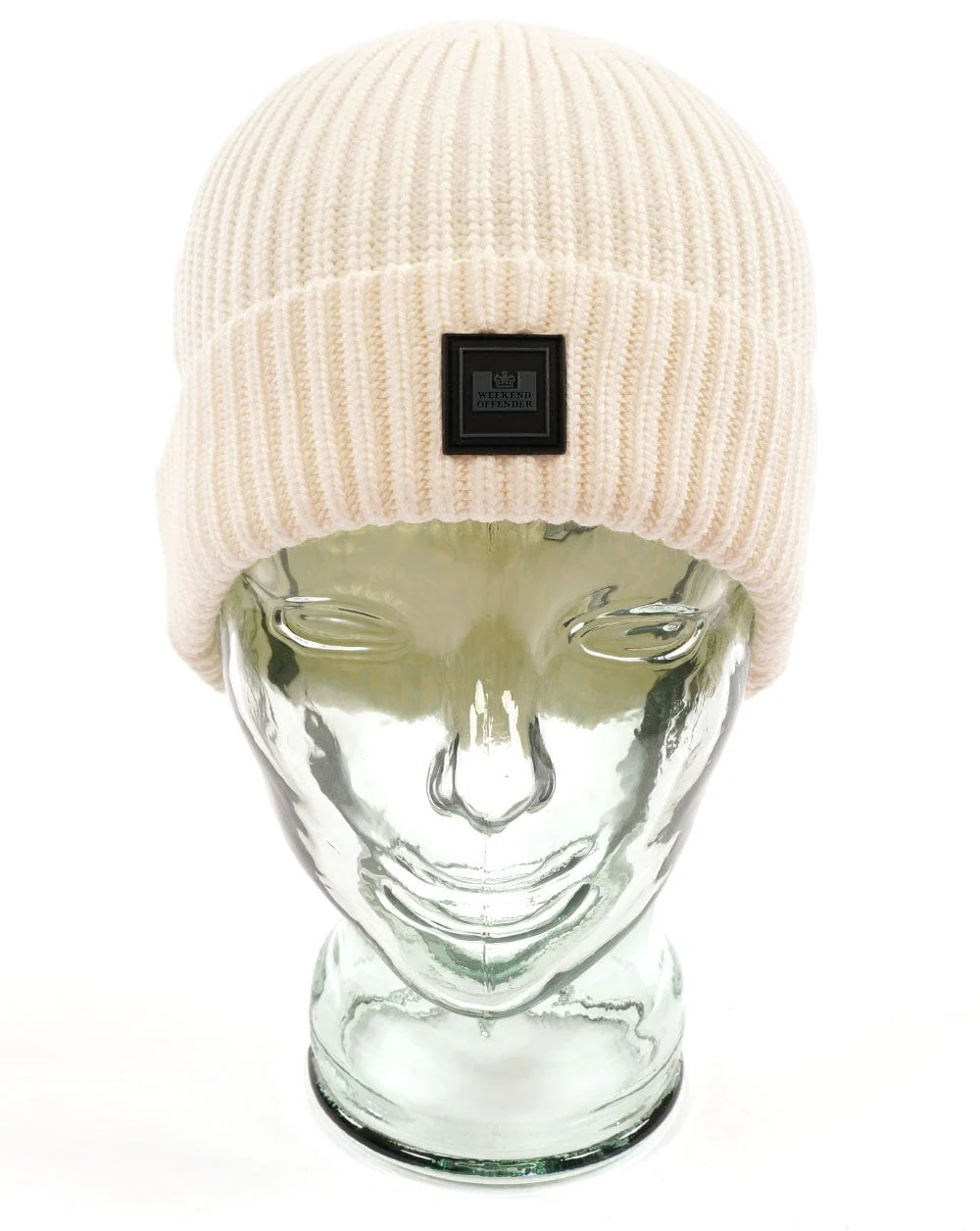 Weekend Offender Kettama Ribbed Beanie Winter White