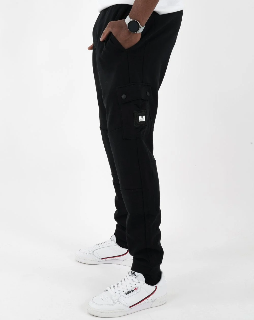 Weekend Offender Kwale Cargo Jog Pant Black - Image 2