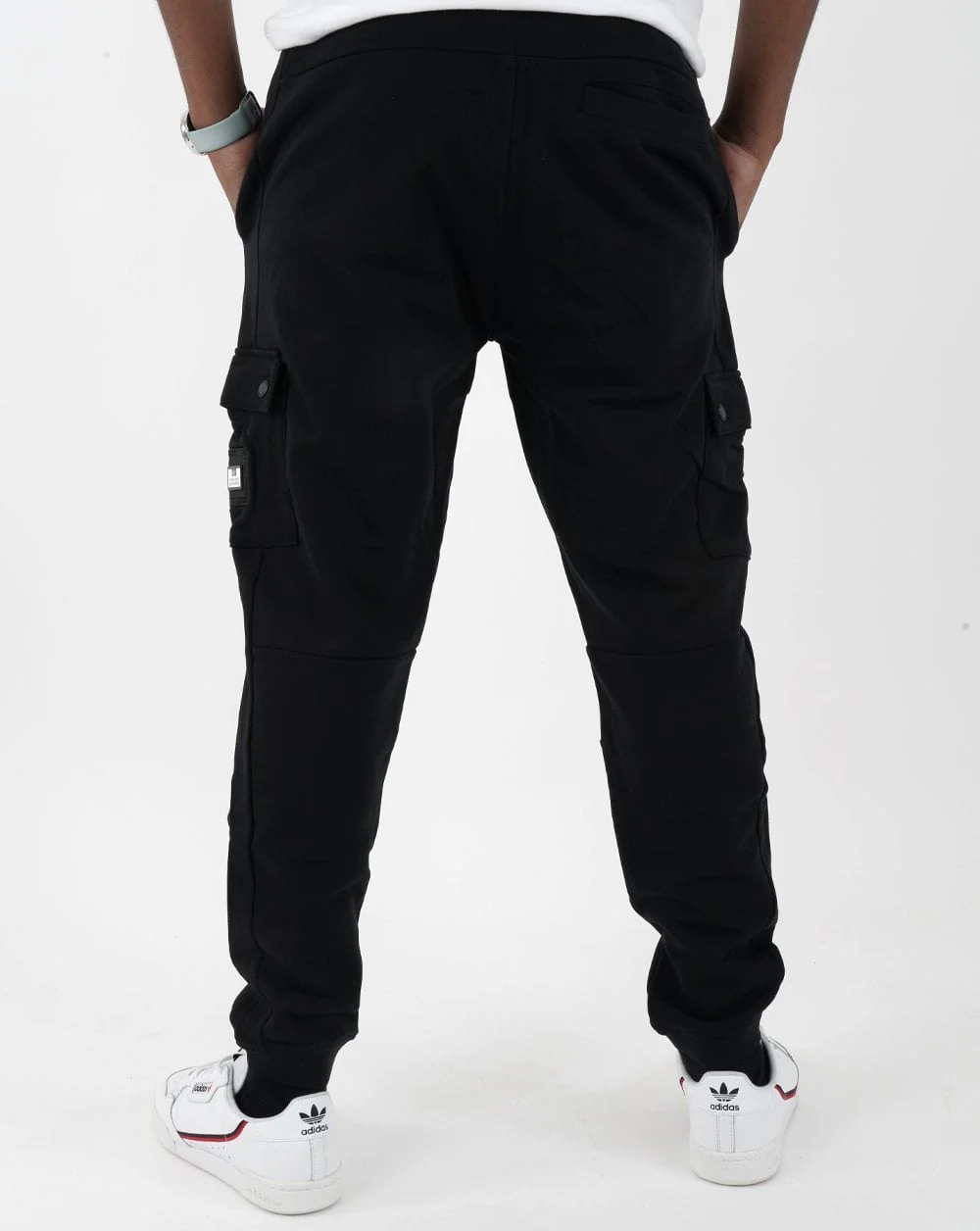 Weekend Offender Kwale Cargo Jog Pant Black - Image 3