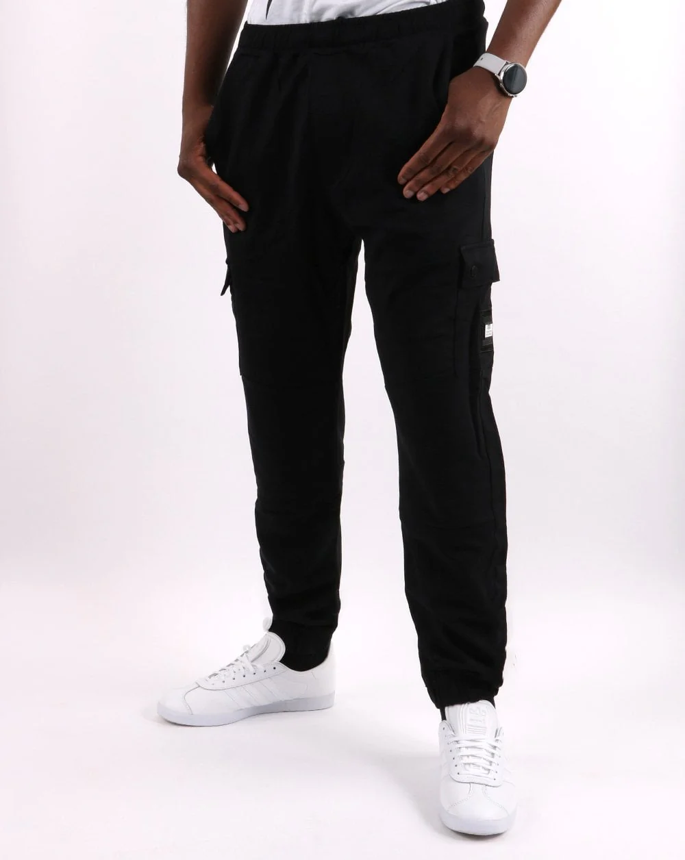 Weekend Offender Kwale Cargo Jog Pants Black