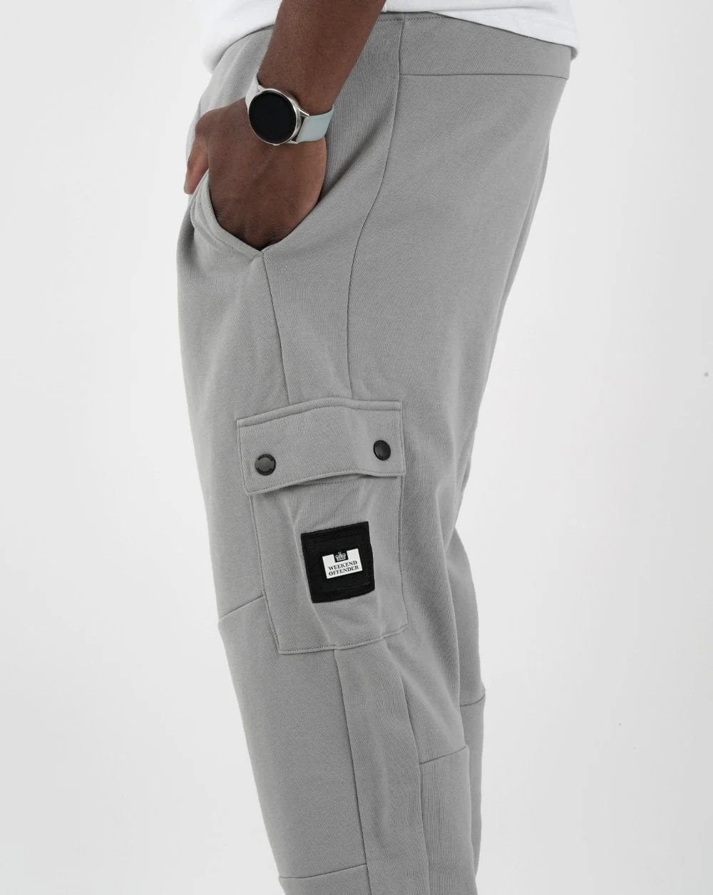 Weekend Offender Kwale Track Pant Grey - Image 2