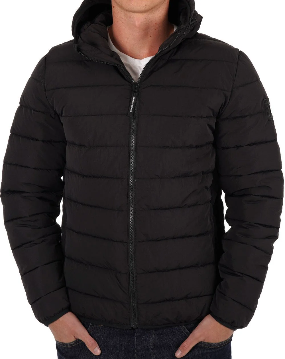 Weekend Offender La Guardia Padded Jacket Black - Image 3
