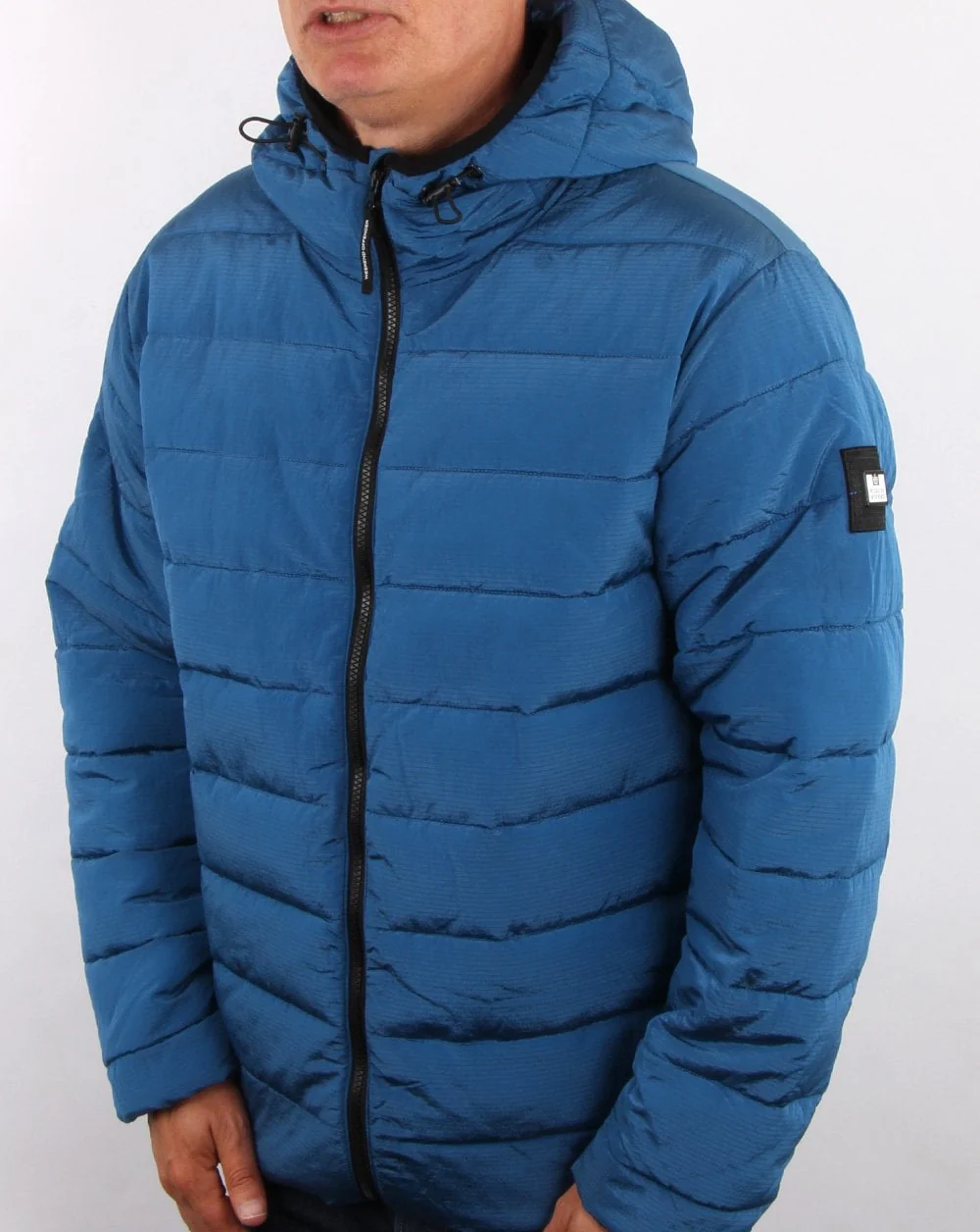 Weekend Offender La Guardia Padded Jacket Blue - Image 2