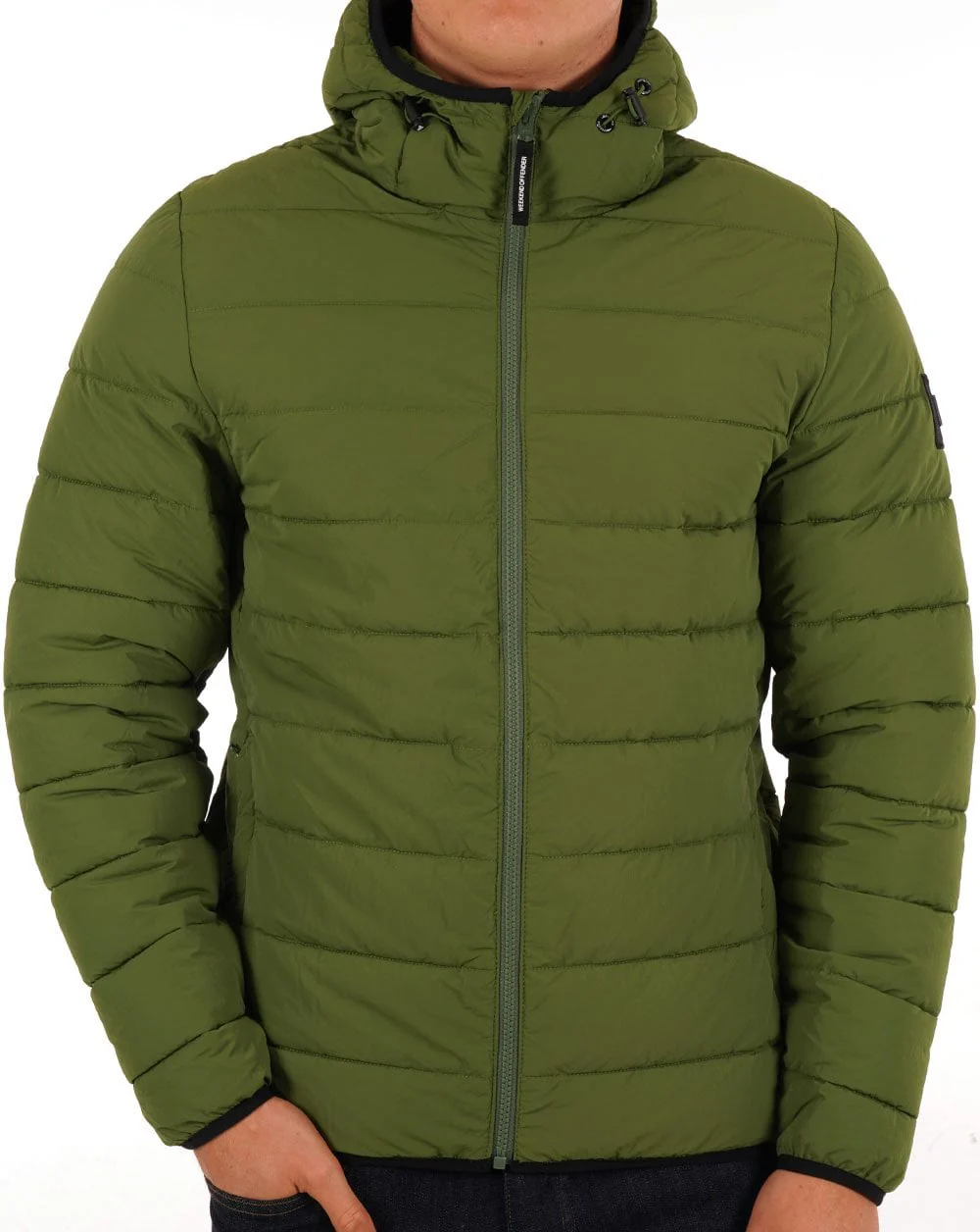 Weekend Offender La Guardia Padded Jacket Olive - Image 2