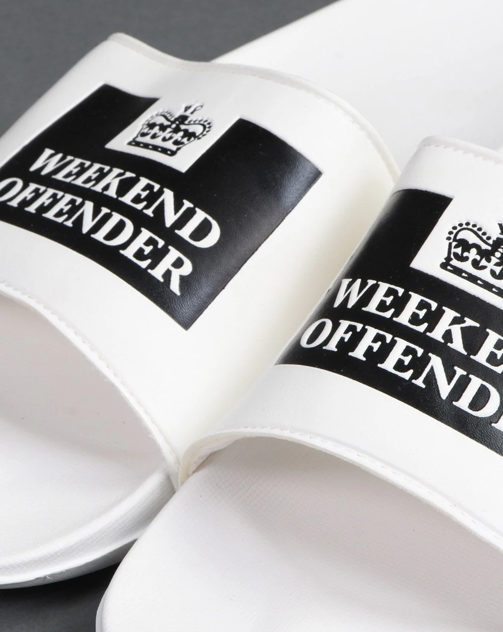 Weekend Offender La Piscine Slides White - Image 3