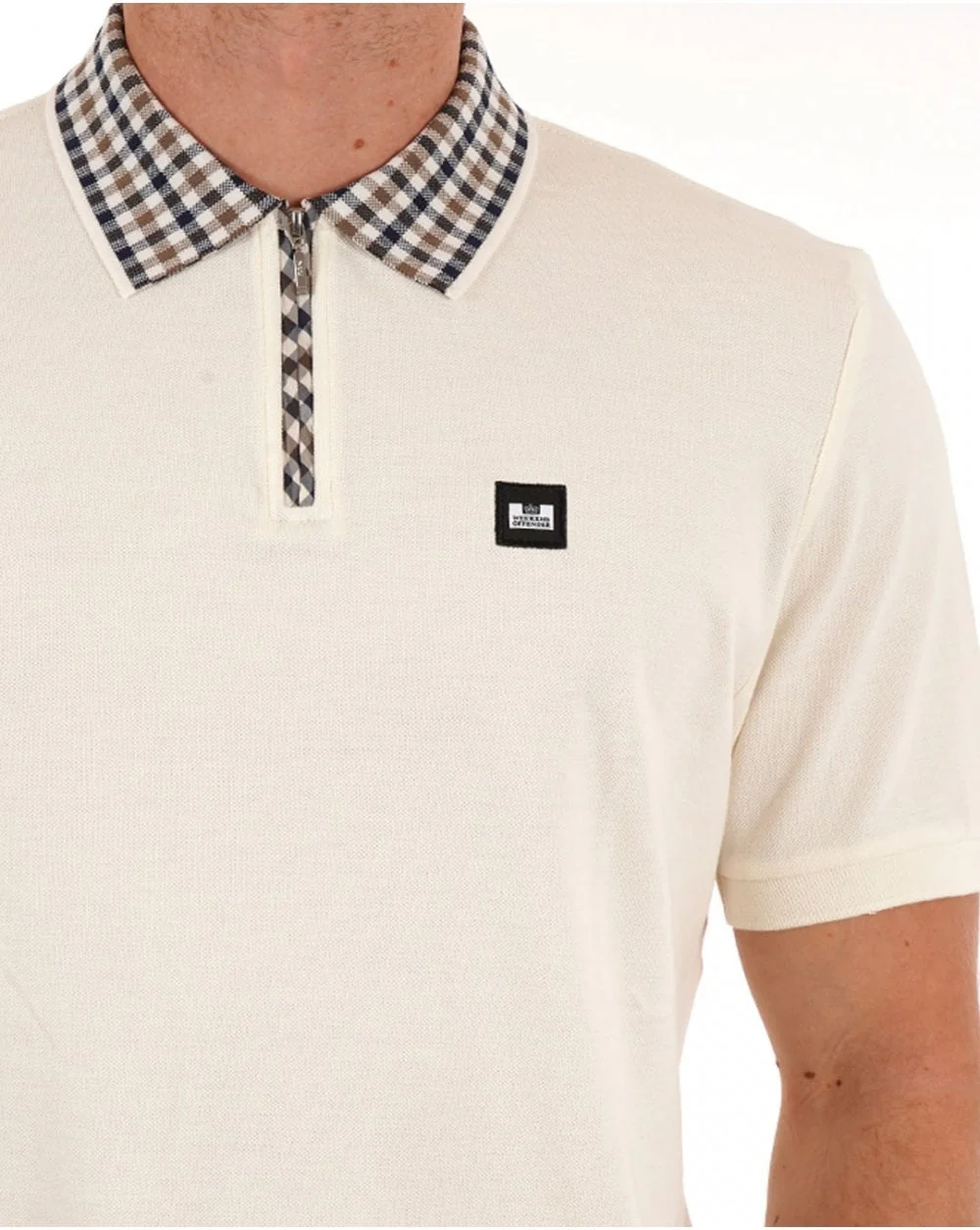 Weekend Offender Lachine Polo Off White - Image 2