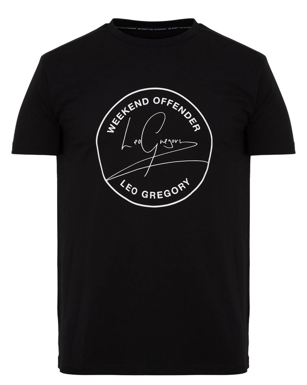 Weekend Offender Leo Gregory T Shirt Black - Image 2