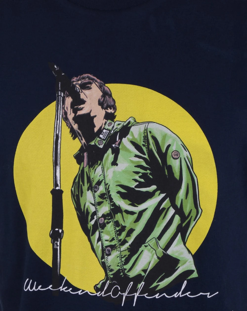 Weekend Offender Liam T Shirt Navy - Image 2