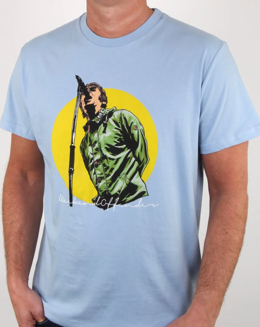 Weekend Offender Liam T Shirt Sky