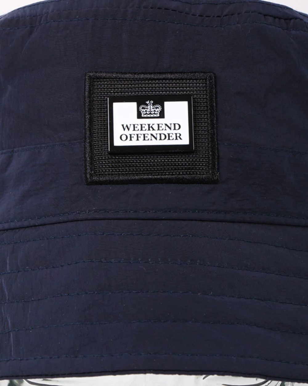 Weekend Offender Long Beach Blvd Bucket Hat Navy - Image 3