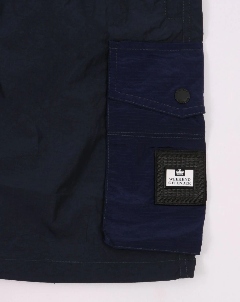 Weekend Offender Malmock Shorts Navy - Image 2