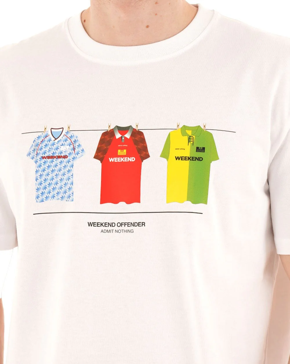 Weekend Offender Man Utd Kits T-shirt White - Image 2