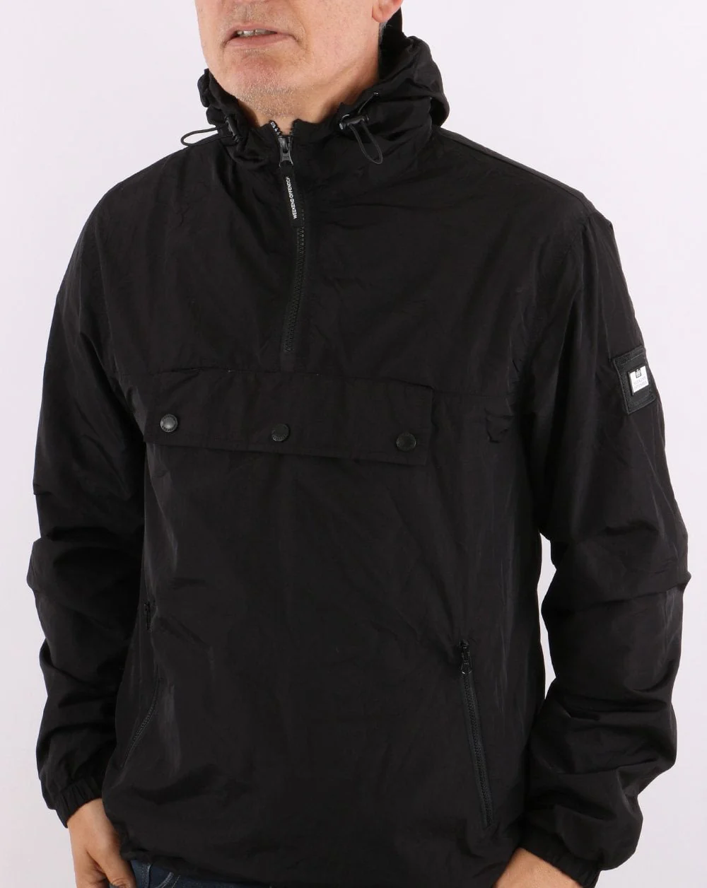 Weekend Offender Manaus Overhead Jacket Black - Image 2