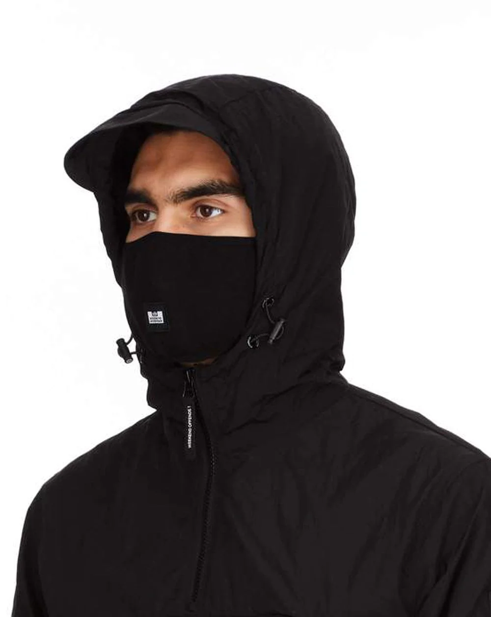 Weekend Offender Manaus Overhead Jacket Black - Image 3