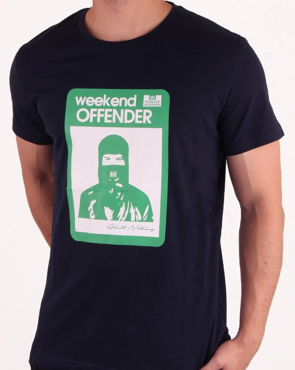 Weekend Offender Marciano T-shirt Navy - Image 2