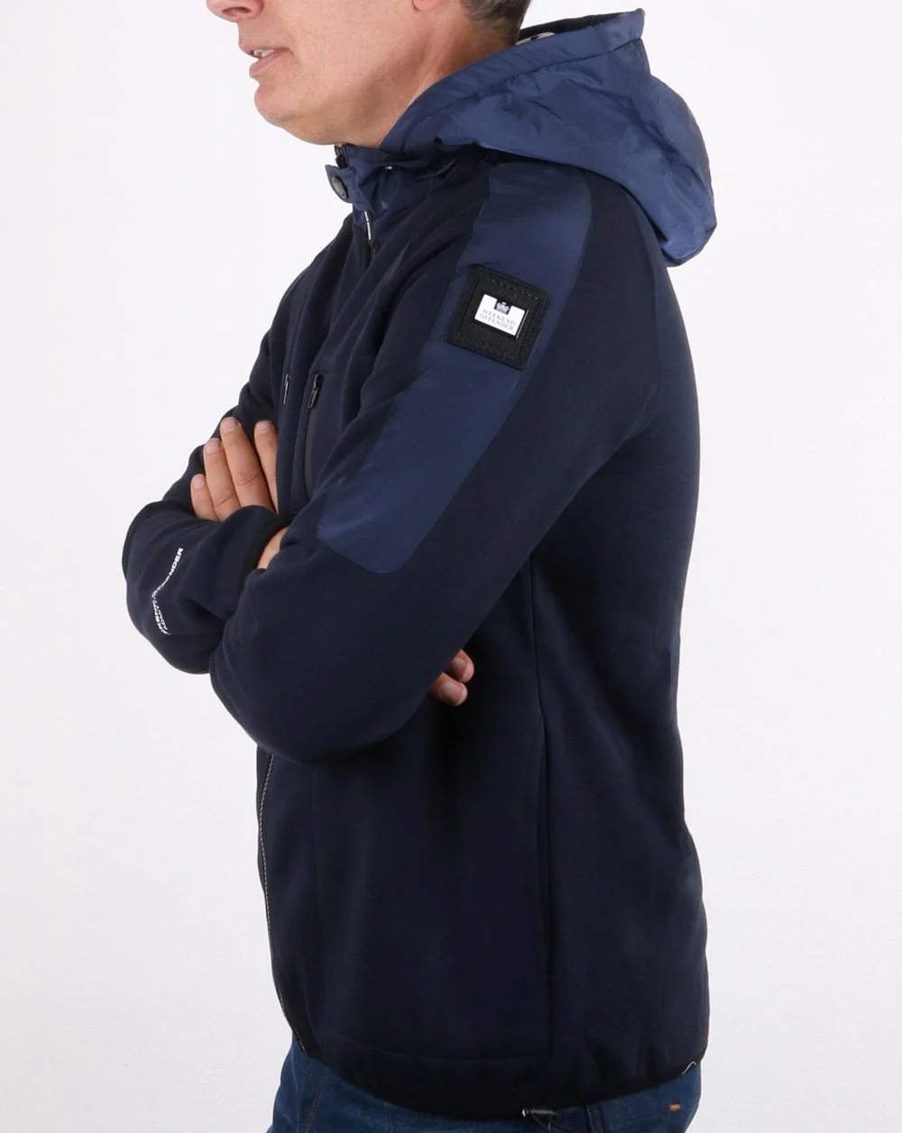 Weekend Offender Mclarnin Hoody Navy - Image 2