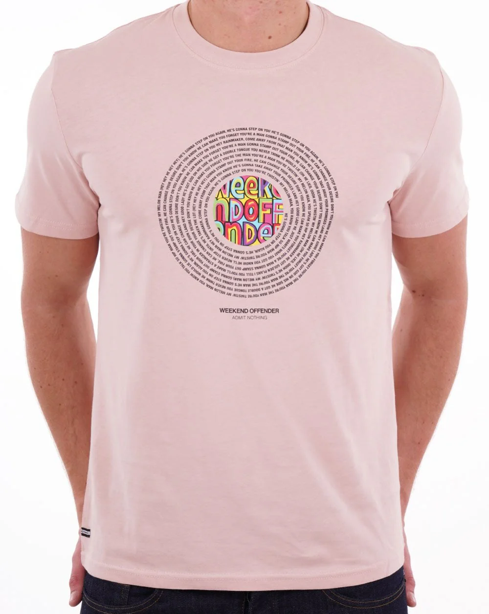 Weekend Offender Melons T-shirt Light Pink