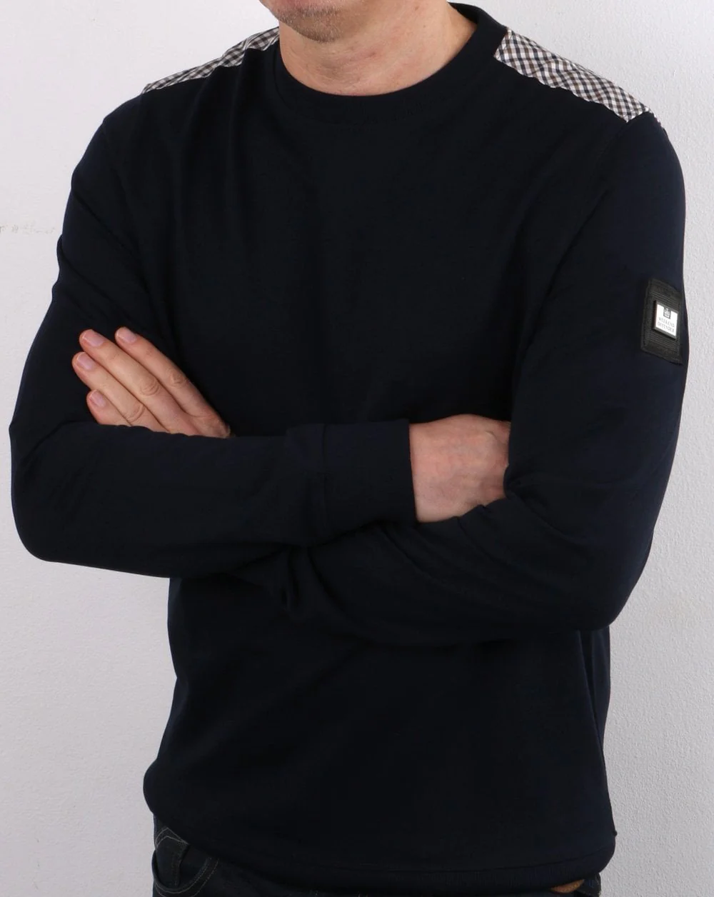 Weekend Offender Miho Sweatshirt Navy - Image 3