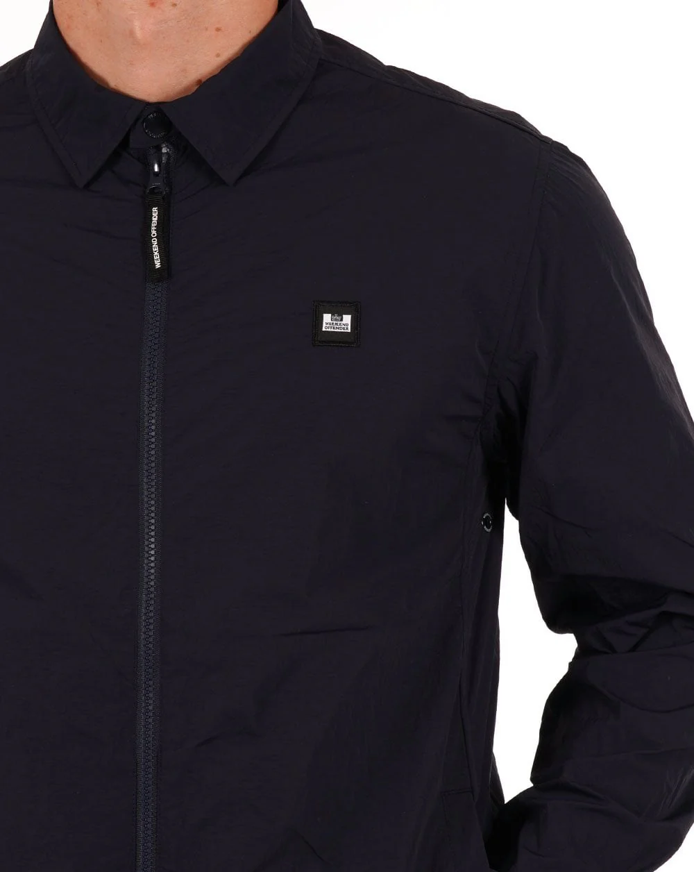 Weekend Offender Montana Overshirt Navy - Image 2