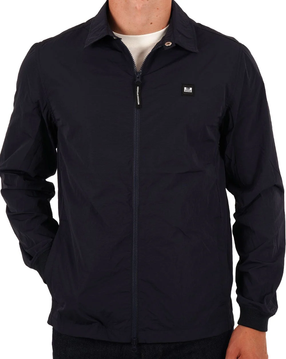 Weekend Offender Montana Overshirt Navy - Image 3