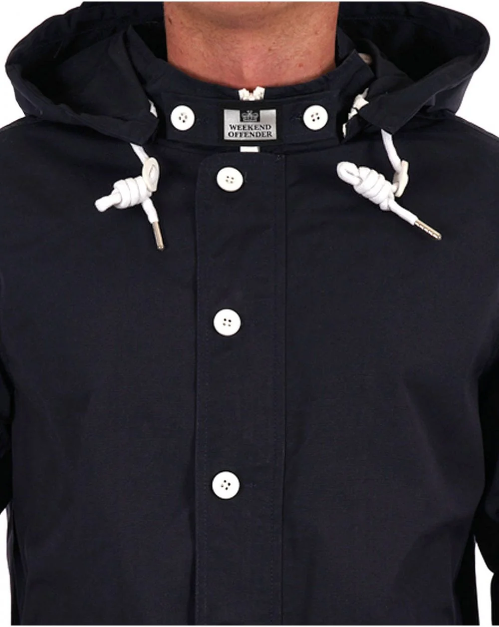 Weekend Offender Naz Fishermans Jacket Navy - Image 2