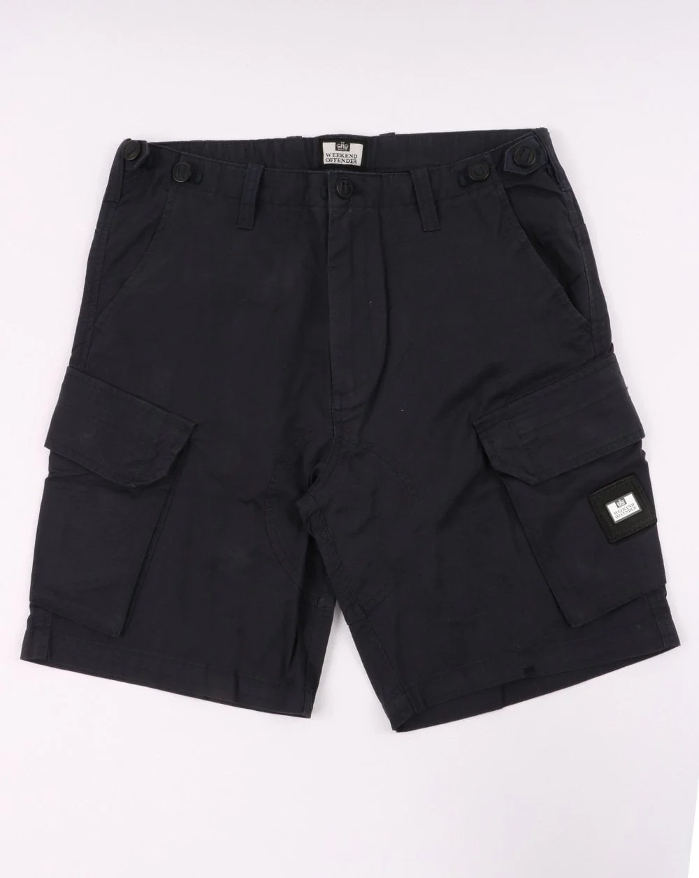 Weekend Offender New Jersey Cargo Shorts Navy