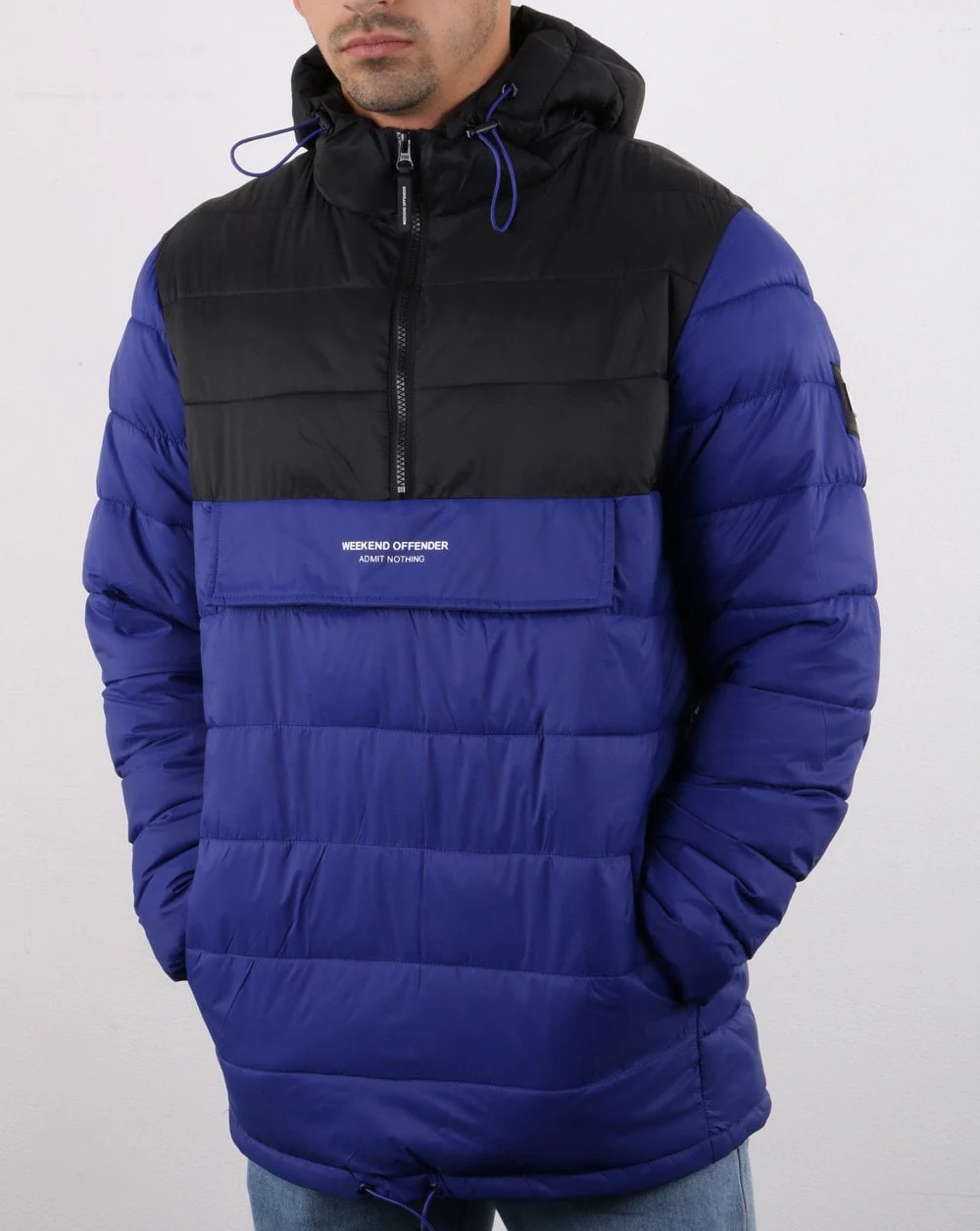 Weekend Offender Pablo Jacket Electric Blue - Image 3