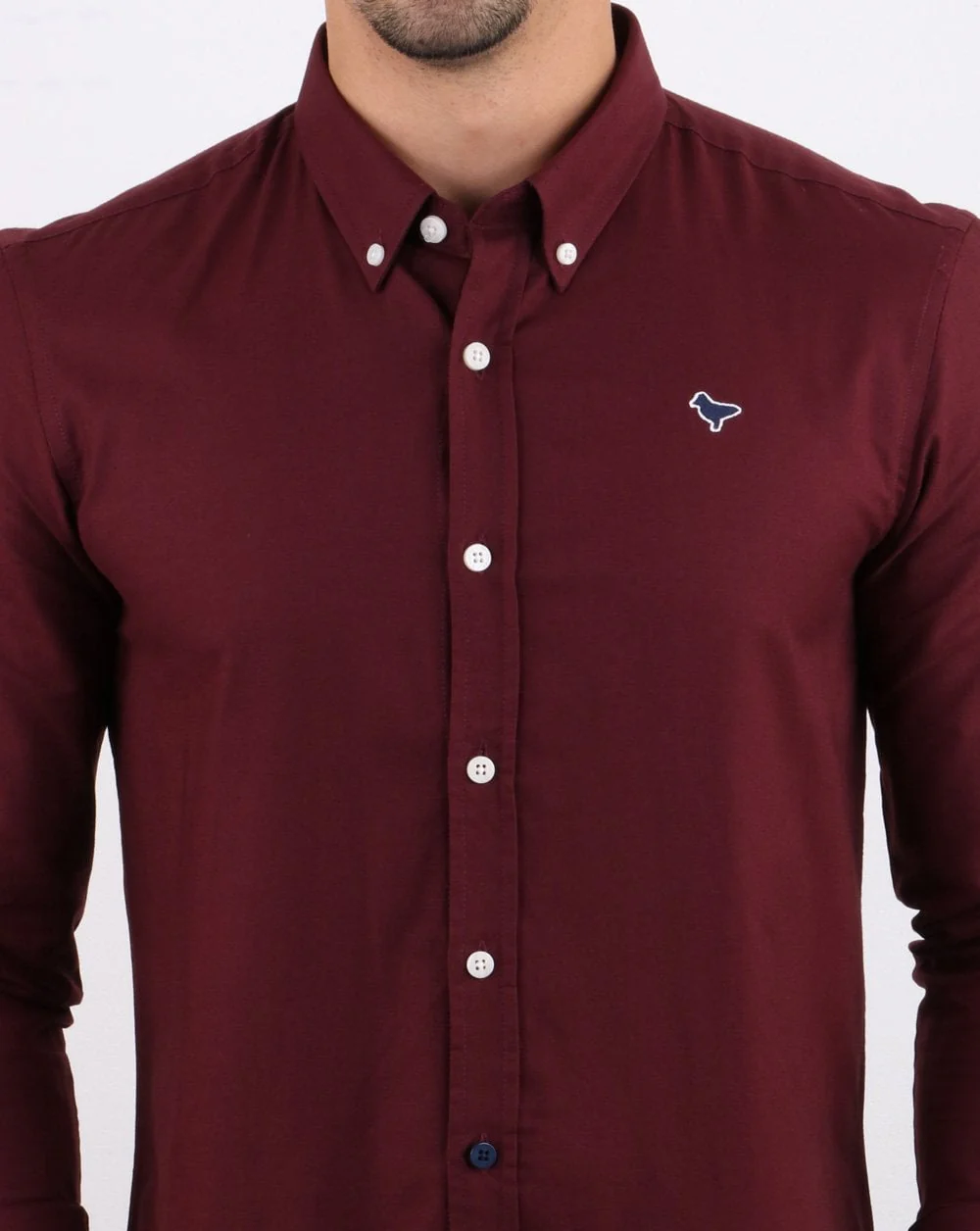 Weekend Offender Pallomari Shirt Burgundy - Image 4