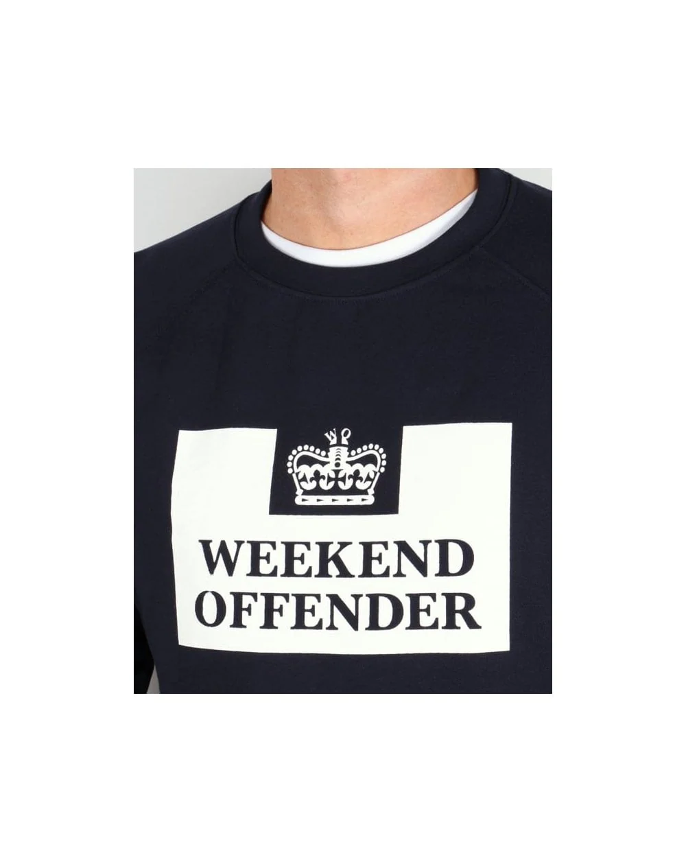 Weekend Offender Penitentiary Sweatshirt Navy - Image 2