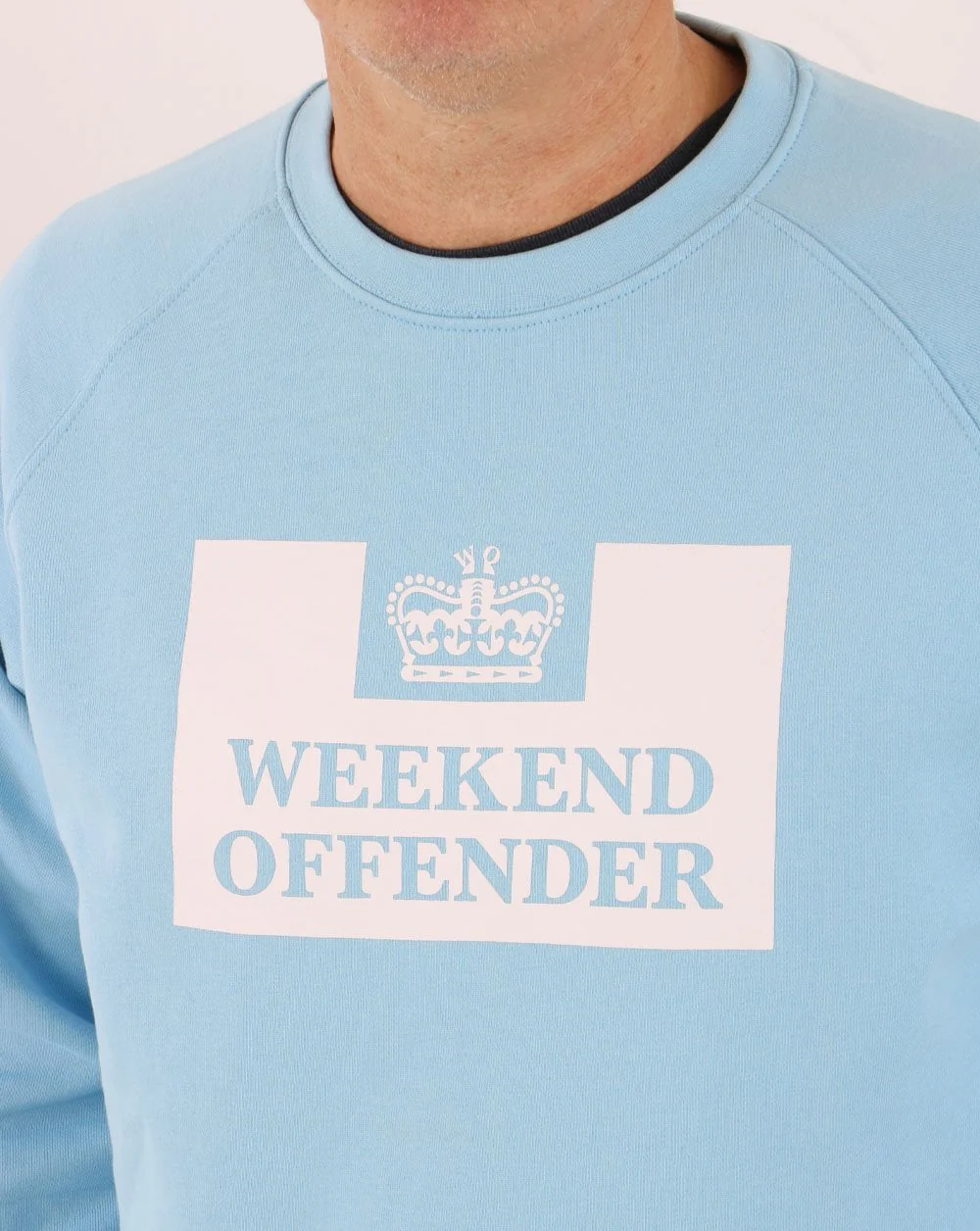 Weekend Offender Penitentiary Sweatshirt Sky Blue - Image 2