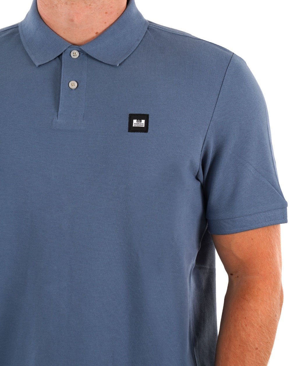 Weekend Offender Polo Shirt Baltic Blue - Image 2