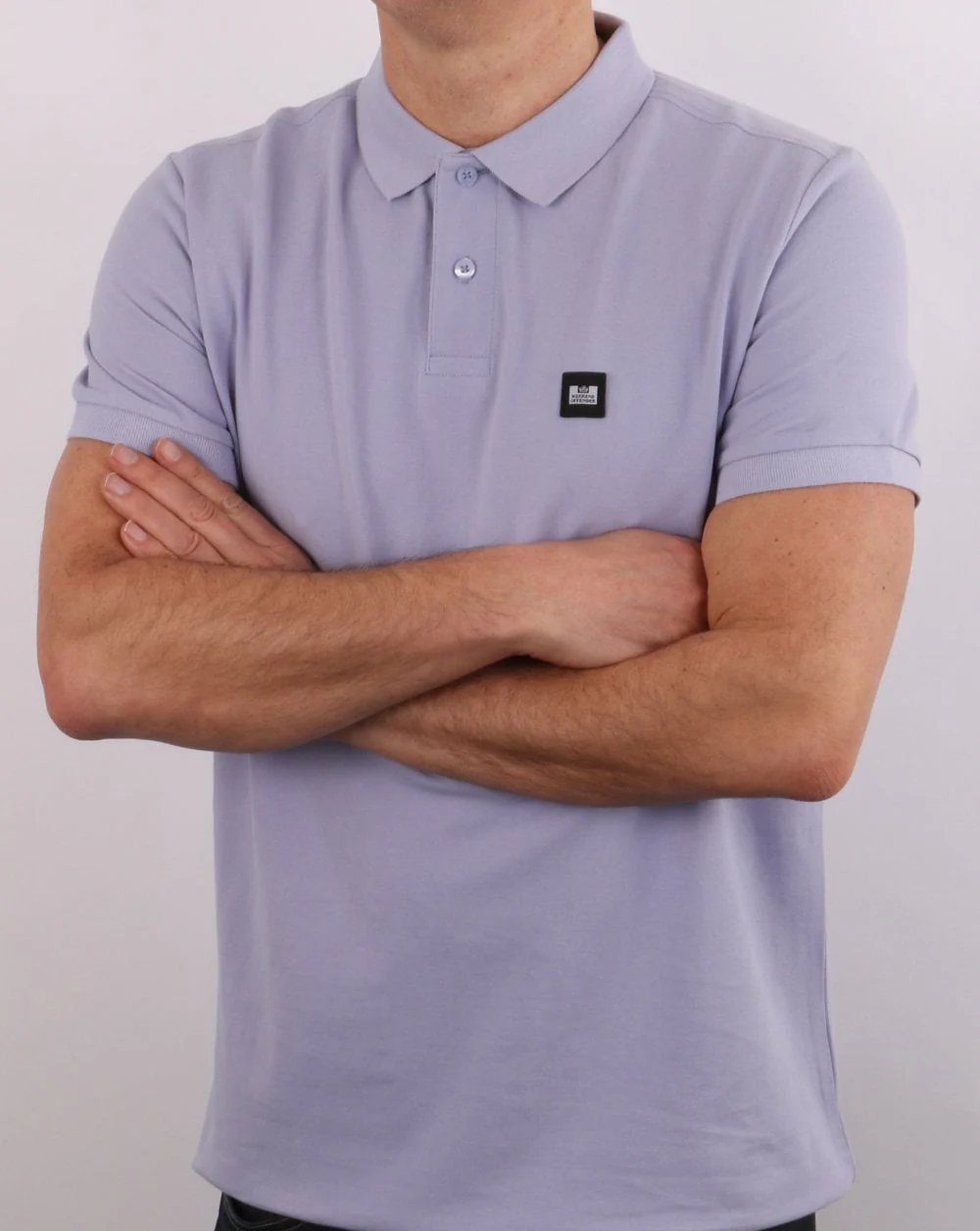Weekend Offender Polo Shirt Lavender - Image 4