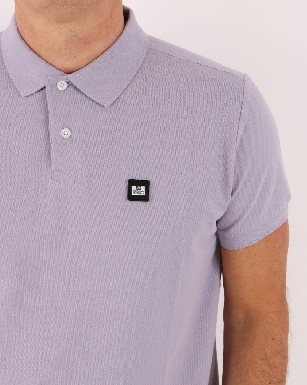 Weekend Offender Polo Shirt lilac - Image 2