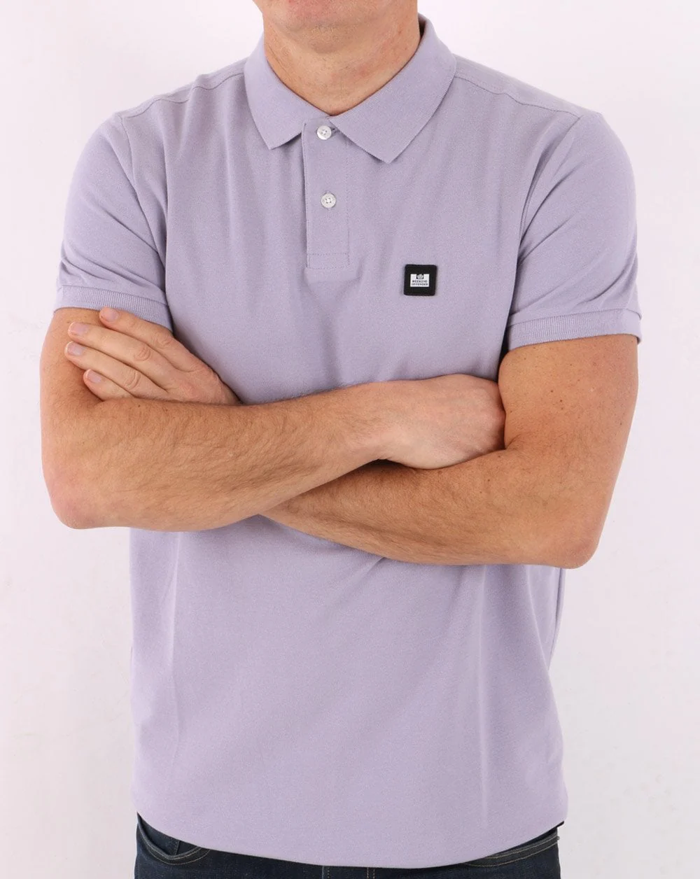 Weekend Offender Polo Shirt lilac - Image 3