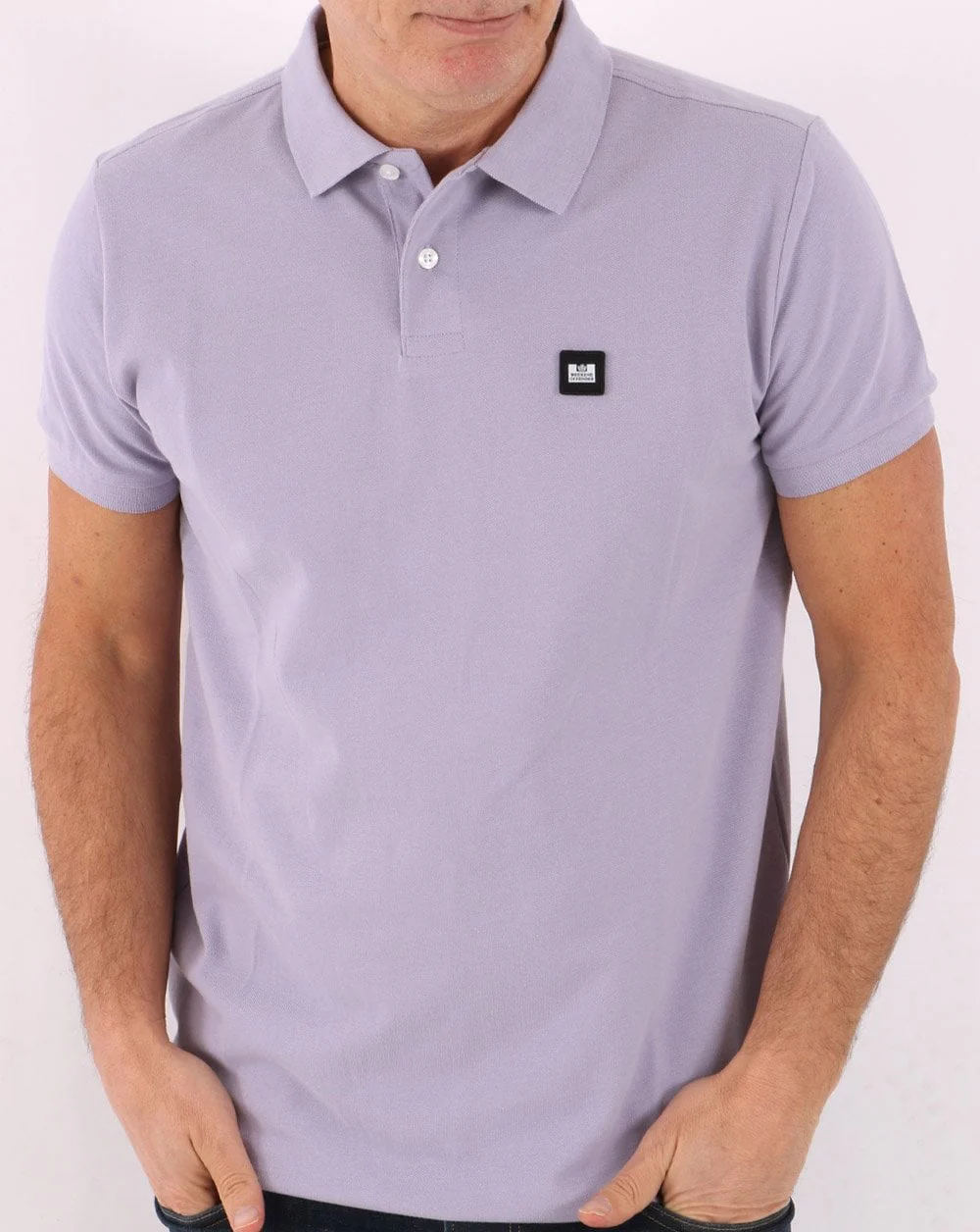 Weekend Offender Polo Shirt lilac - Image 4