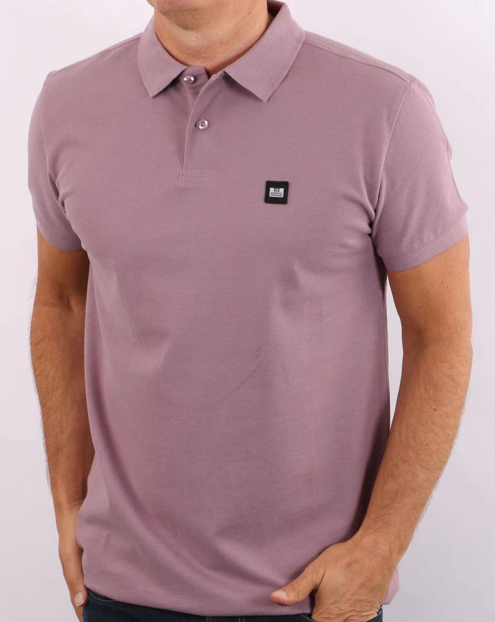 Weekend Offender Polo Shirt Lilac Glow - Image 4