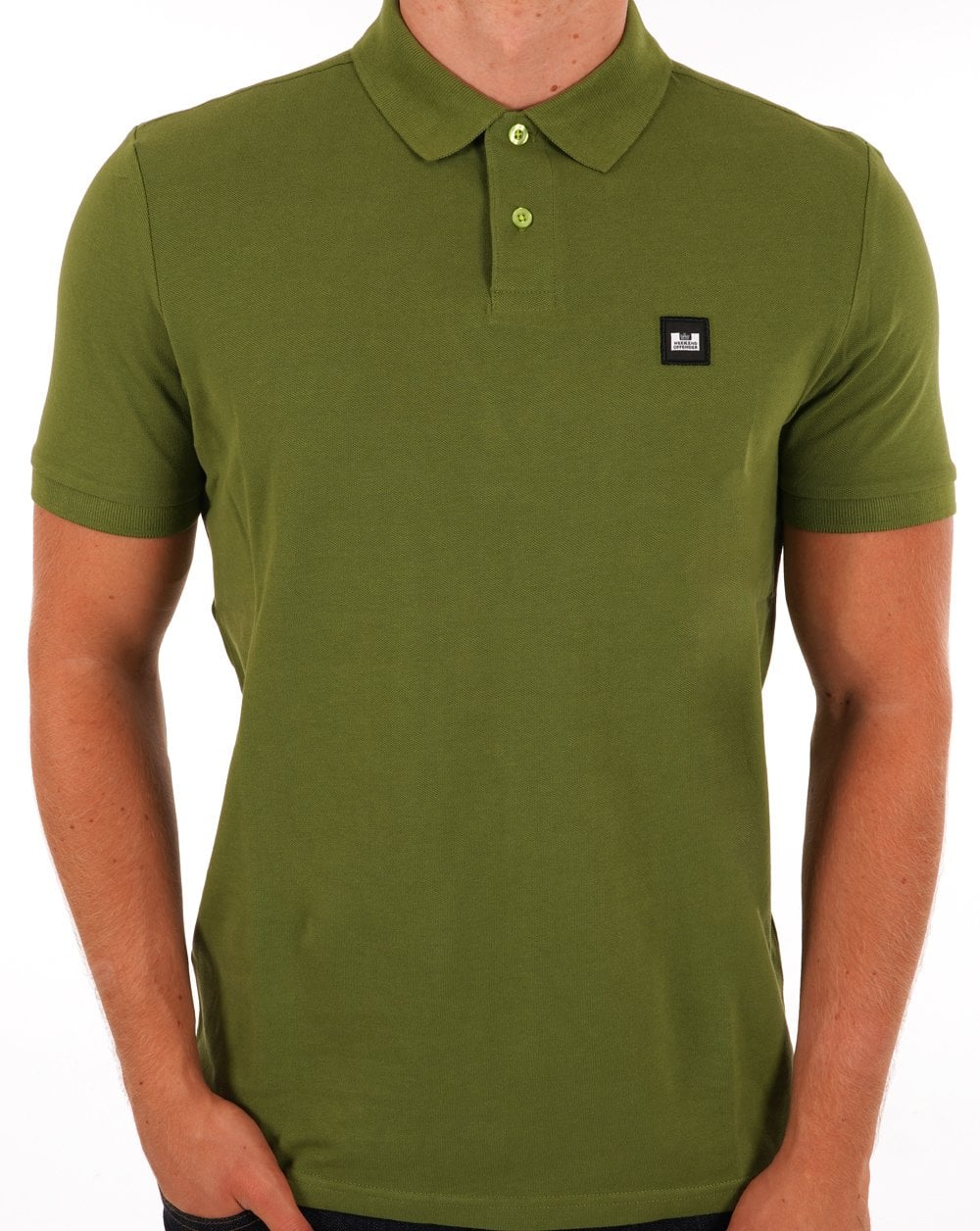 Weekend Offender Polo Shirt Olive - Image 3