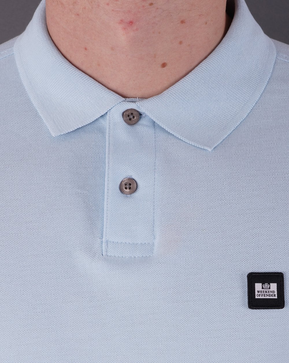 Weekend Offender Polo Shirt Sky Blue - Image 2