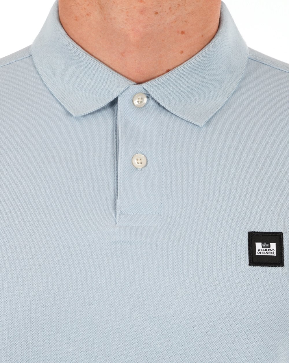 Weekend Offender Polo Sky Blue - Image 2