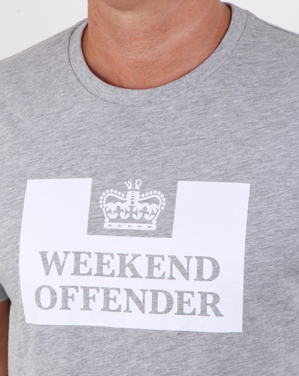 Weekend Offender Prison T-shirt Grey - Image 2