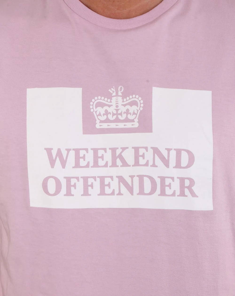 Weekend Offender Prison T Shirt Lilac - Image 2