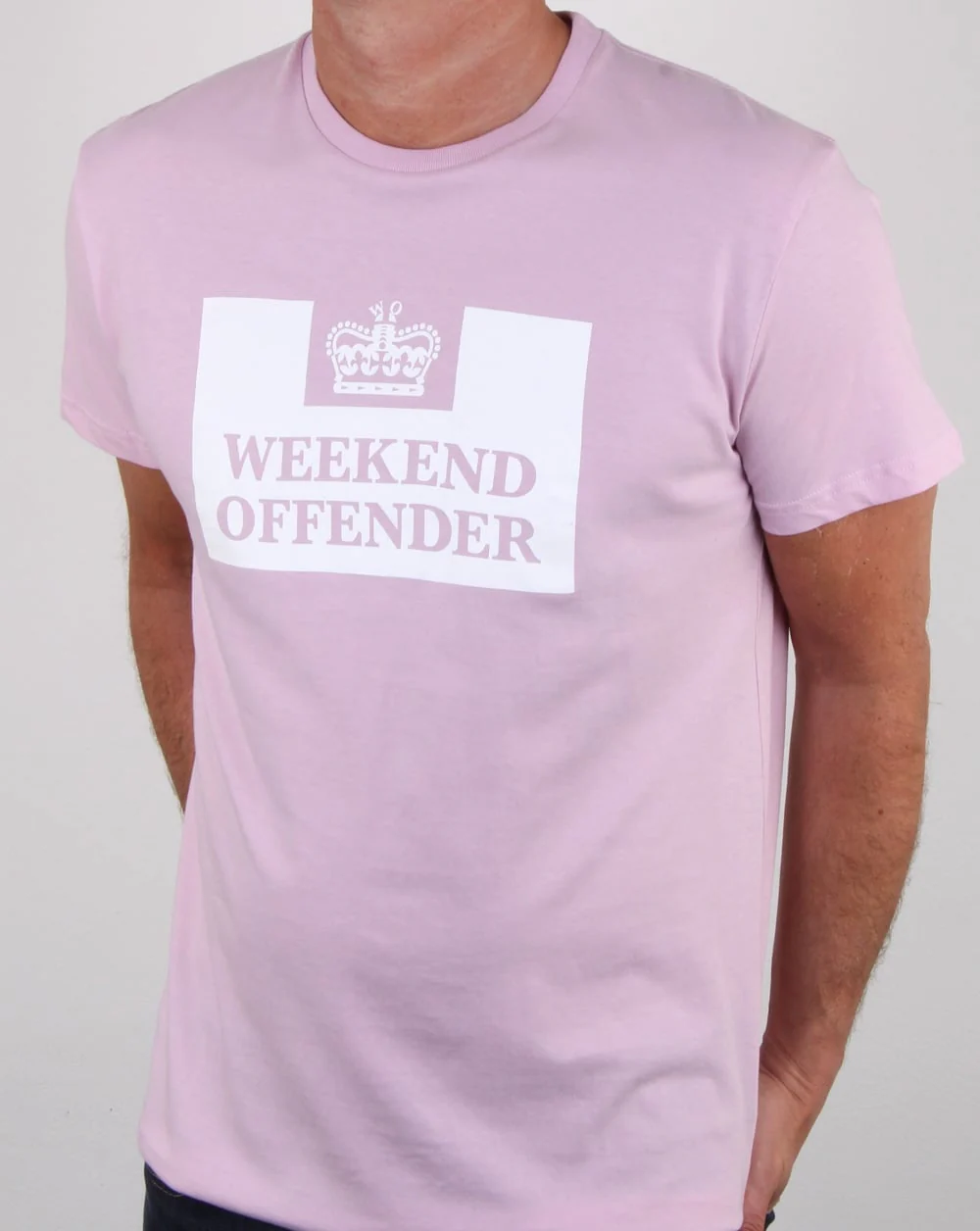 Weekend Offender Prison T Shirt Lilac - Image 3
