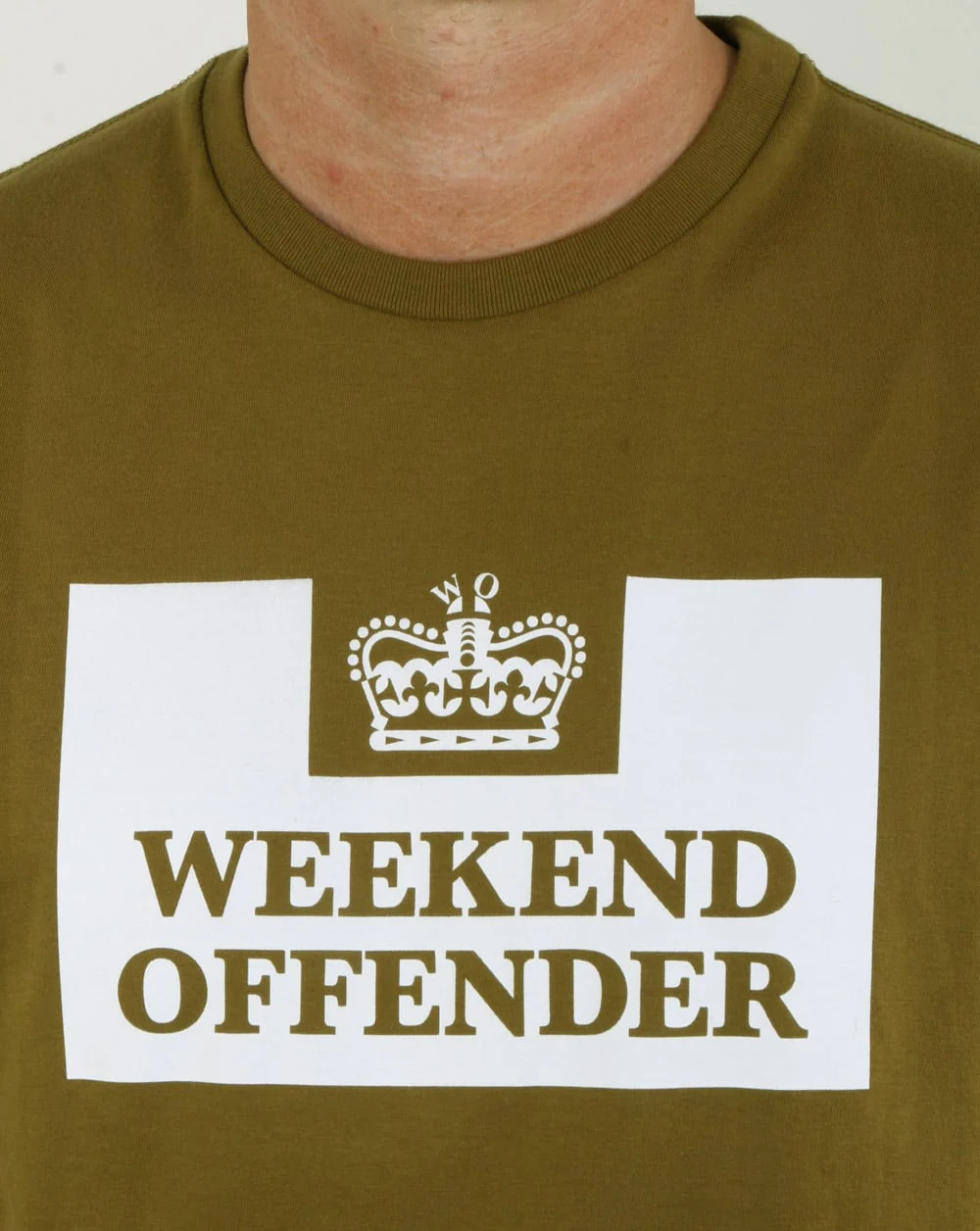Weekend Offender Prison T Shirt Olive - Image 2