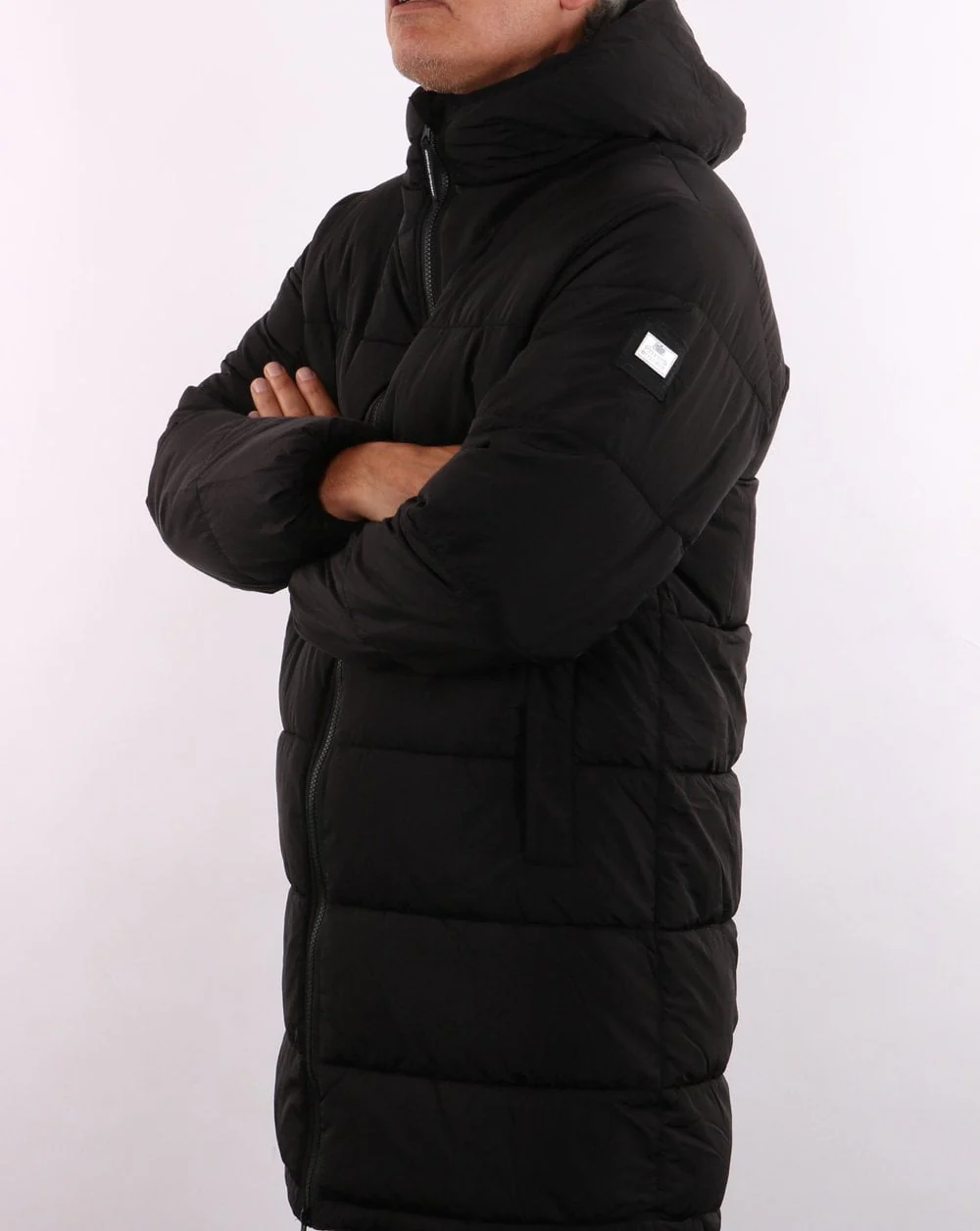 Weekend Offender Quilted Parka Black - Image 6