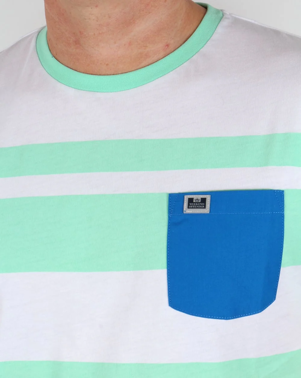 Weekend Offender Quintessence T-shirt Teatree/White - Image 2