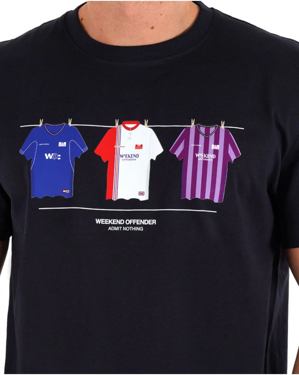 Weekend Offender Rangers T-shirt New Navy Blue - Image 2