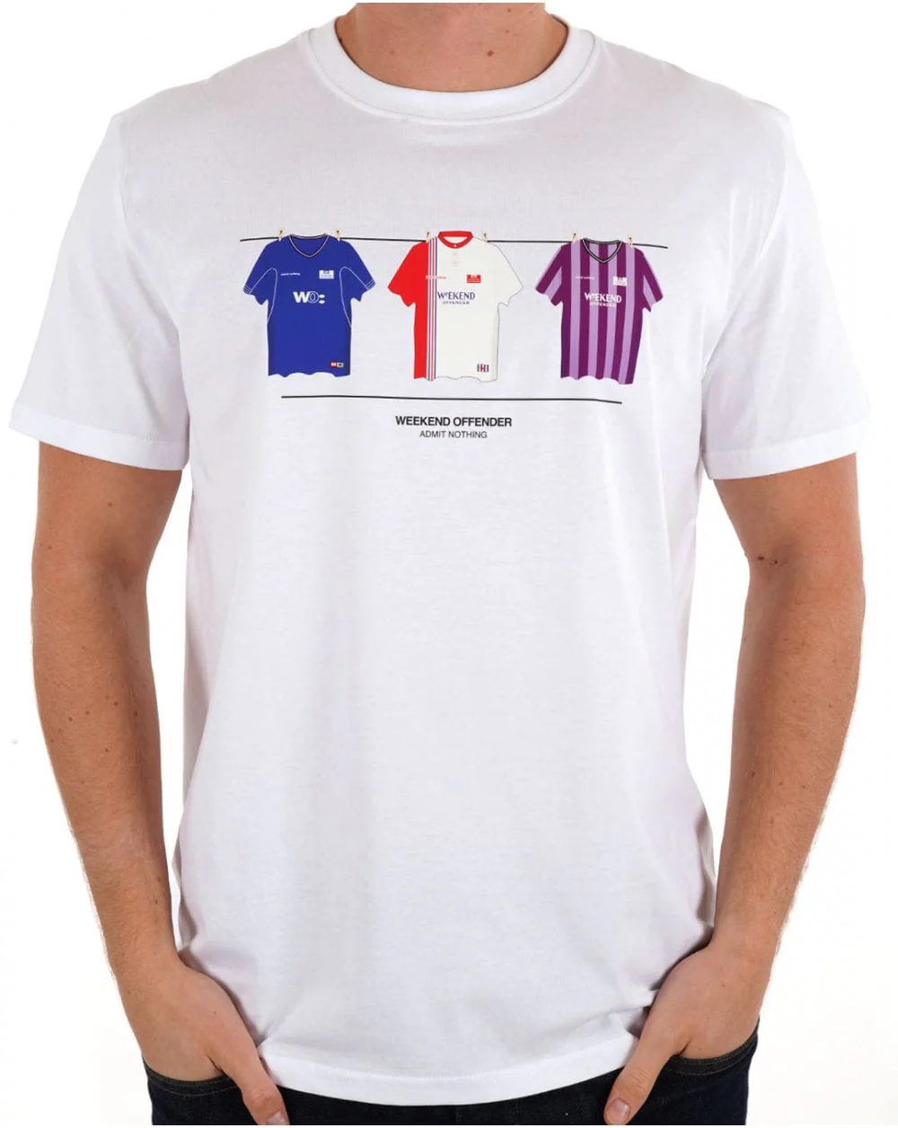 Weekend Offender Rangers T-shirt New White/Blue