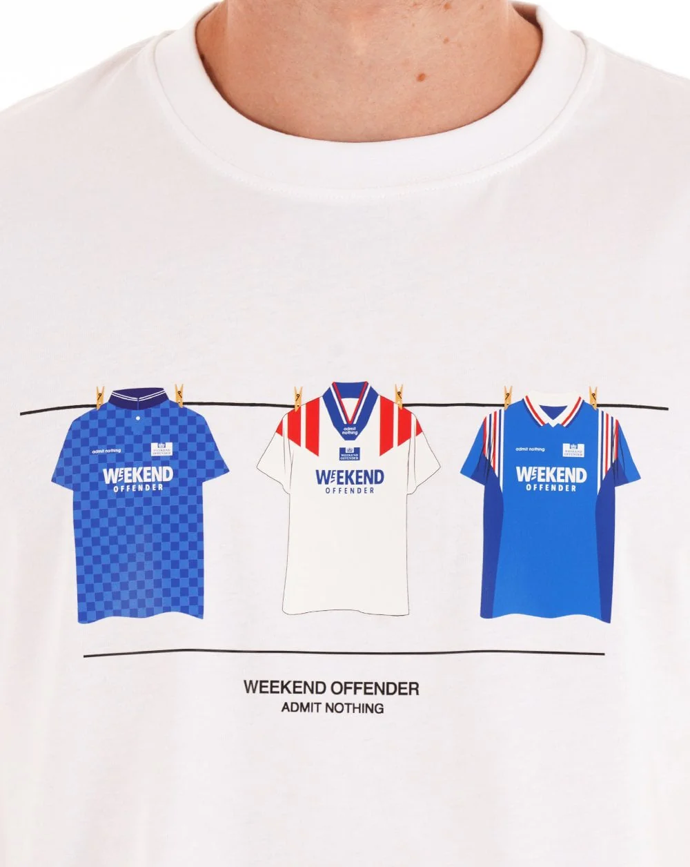 Weekend Offender Rangers T-shirt White - Image 2