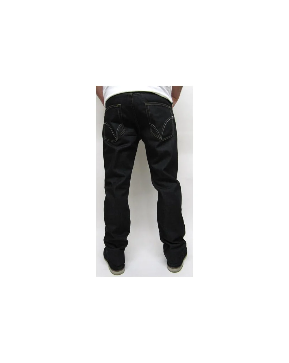 Weekend Offender Regular Slim Fit Dark Jeans Dark Wash - Image 3